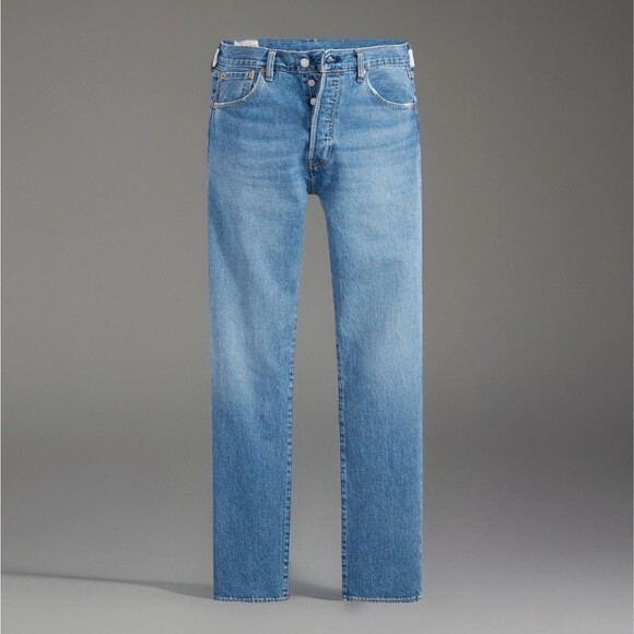 Levi’s Men’s 501 ‘93 Straight Fit Jeans Stretch Size 36X36 Medium Blue 798300167 - Picture 1 of 11